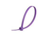 Picture of 8 Inch Purple Nylon Cable Ties - 100 Pack