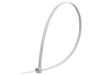 Picture of 14 Inch Gray Nylon Cable Ties - 100 Pack, 50 Lbs Tensile Strength, UL Compliant