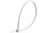 Picture of 14 Inch Gray Nylon Cable Ties - 100 Pack, 50 Lbs Tensile Strength, UL Compliant