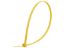 Picture of 14 Inch Yellow Nylon Cable Ties - 100 Pack, 50 Lbs Tensile Strength, UL Compliant