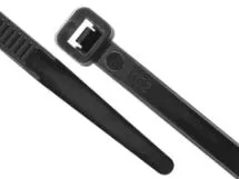 Picture of 21 Inch Black UV Nylon Cable Ties - 100 Pack, 50 Lbs Tensile Strength, UL/RoHS Compliant
