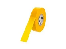 Picture of Contractor Grade Yellow Electrical Tape, 3/4 Inch x 66', Flame Retardant, Weather Resistant, UL Listed