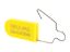 Picture of Yellow Plastic Security Seals with Metal Wire - 100 Pack