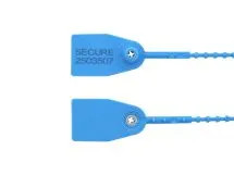 Picture of 11.5 Inch Blue Pull Tight Plastic Seals - 100 Pack