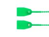 Picture of 11.5 Inch Green Pull Tight Plastic Seal, 100 Pack, Blank, 39 Lbs Tensile Strength