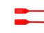 Picture of 13 Inch Heavy-Duty Red Pull Tight Plastic Seal - 100 Pack