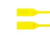 Picture of 13 Inch Heavy-Duty Yellow Pull Tight Plastic Seal - 100 Pack