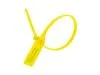 Picture of 13 Inch Heavy-Duty Yellow Pull Tight Plastic Seal - 100 Pack