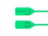 Picture of 13 Inch Green Tear Away Plastic Seal w/ Steel Lock - 100 Pack