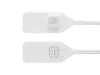 Picture of 13 Inch White Tear Away Plastic Seal with Steel Lock - 100 Pack