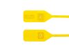 Picture of 13 Inch Yellow Tear Away Plastic Seal w/ Steel Lock - 100 Pack