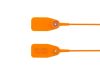 Picture of 12.5 Inch Orange Pull Tight Plastic Seal w/ Steel Lock - 100 Pack