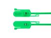 Picture of 15 Inch Green Tamper Evident Tear Away Plastic Seals - 100 Pack