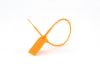 Picture of 8 Inch Light-Duty Orange Pull Tight Plastic Seals - 100 Pack