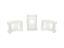 Picture of 5 mm Natural Nylon Saddle Tie Mount - 100 Pack, Screw Mount, UL 94V-2, RoHS Compliant
