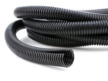 Picture of 1/2 Inch Black Flexible Split Loom - 50 FT, PP, UV Protected, RoHS Compliant