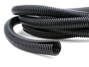 Picture of 3/4 Inch Black Flexible Split Loom - 10 FT, PP, RoHs Compliant, UV Protected