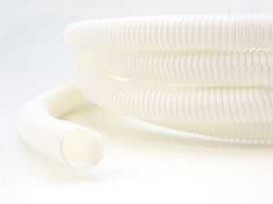 Picture of 3/8 Inch White Flexible Split Loom - 10 FT, PP, RoHs Compliant