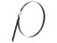 Picture of 12 Inch UV-Resistant 316 Stainless Steel Cable Ties, Black, Pack of 100