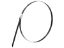 Picture of 14 Inch Black Coated 304 Stainless Steel Cable Ties - 100 Pack