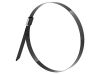 Picture of 14 Inch UV-Resistant 316 Stainless Steel Cable Ties, Black, Pack of 100