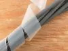 Picture of 1 Inch Clear Polyethylene Spiral Wrap, 10 FT, RoHS, Max Bundle 1-7 Inch
