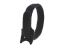 Picture of 8 Inch Black Hook and Loop Tie Wraps - 50 Pack