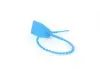 Picture of 11 1/2 Inch Standard Blank Blue Pull Tight Plastic Seal - 100 Pack