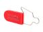 Picture of Red Plastic Padlock Security Seal with Metal Wire - 100 Pack