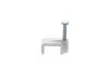 Picture of 10mm White Flat Nail Cable Clip - 100 Pack