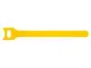 Picture of 6 Inch Yellow Hook and Loop Tie Wrap - 50 Pack