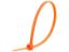 Picture of 6 Inch Orange Miniature Nylon Cable Tie - 100 Pack