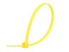 Picture of 6 Inch Yellow Miniature Nylon Cable Tie - 100 Pack