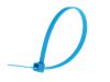 Picture of 8 Inch Fluorescent Blue Standard Cable Tie - 100 Pack
