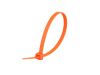 Picture of 8 Inch Fluorescent Orange Standard Cable Tie - 100 Pack