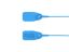 Picture of 12 1/2 Inch Standard Blue Pull Tight Plastic Seal with Steel Locking Piece - 100 Pack