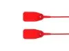 Picture of 12 1/2 Inch Blank Standard Red Pull Tight Plastic Seal with Steel Locking Piece - 100 Pack