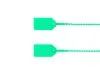 Picture of 8 Inch Blank Light-Duty Green Pull Tight Plastic Seal - 100 Pack