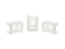 Picture of 6.3 mm Natural Saddle Tie Mount - 100 Pack
