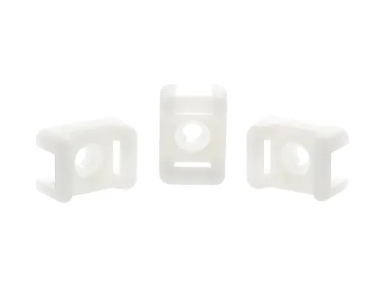 Picture of 6.3 mm Natural Saddle Tie Mount - 100 Pack