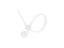 Picture of 4 Inch Natural Mount Head Cable Tie - 100 Pack