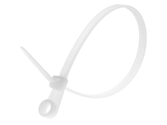 Picture of 8 3/4 Inch Natural Mount Head Cable Tie - 100 Pack