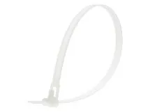 Picture of 12 Inch Natural Standard Releasable Cable Tie - 100 Pack