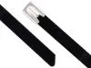 Picture of 8 Inch Heavy Duty Plastic Coated 316 Stainless Steel Cable Tie - 100 Pack