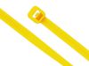 Picture of 4 Inch Yellow Miniature Nylon Cable Tie - 100 Pack