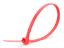 Picture of 8 Inch Red Intermediate Cable Tie - 100 Pack