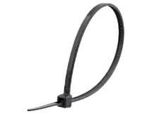 Picture of 6 Inch Nylon Cable Ties - 100 Pack, UL 94V-2, 18 Lbs Tensile Strength