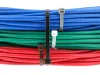 Picture of 8 Inch Resistant Cable Ties - 100 Pack, Nylon, 50 Lbs Tensile Strength, UL Rated