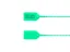 Picture of 8 Inch Light-Duty Pull Tight Plastic Seals - 100 Pack
