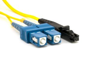Picture of Singlemode Duplex Fiber Optic Patch Cable (9/125) - SC to MTRJ